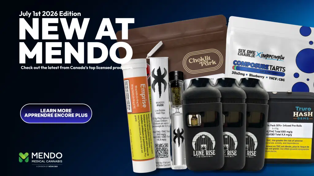 New Medical Cannabis Products at Mendo: July 1st 2026